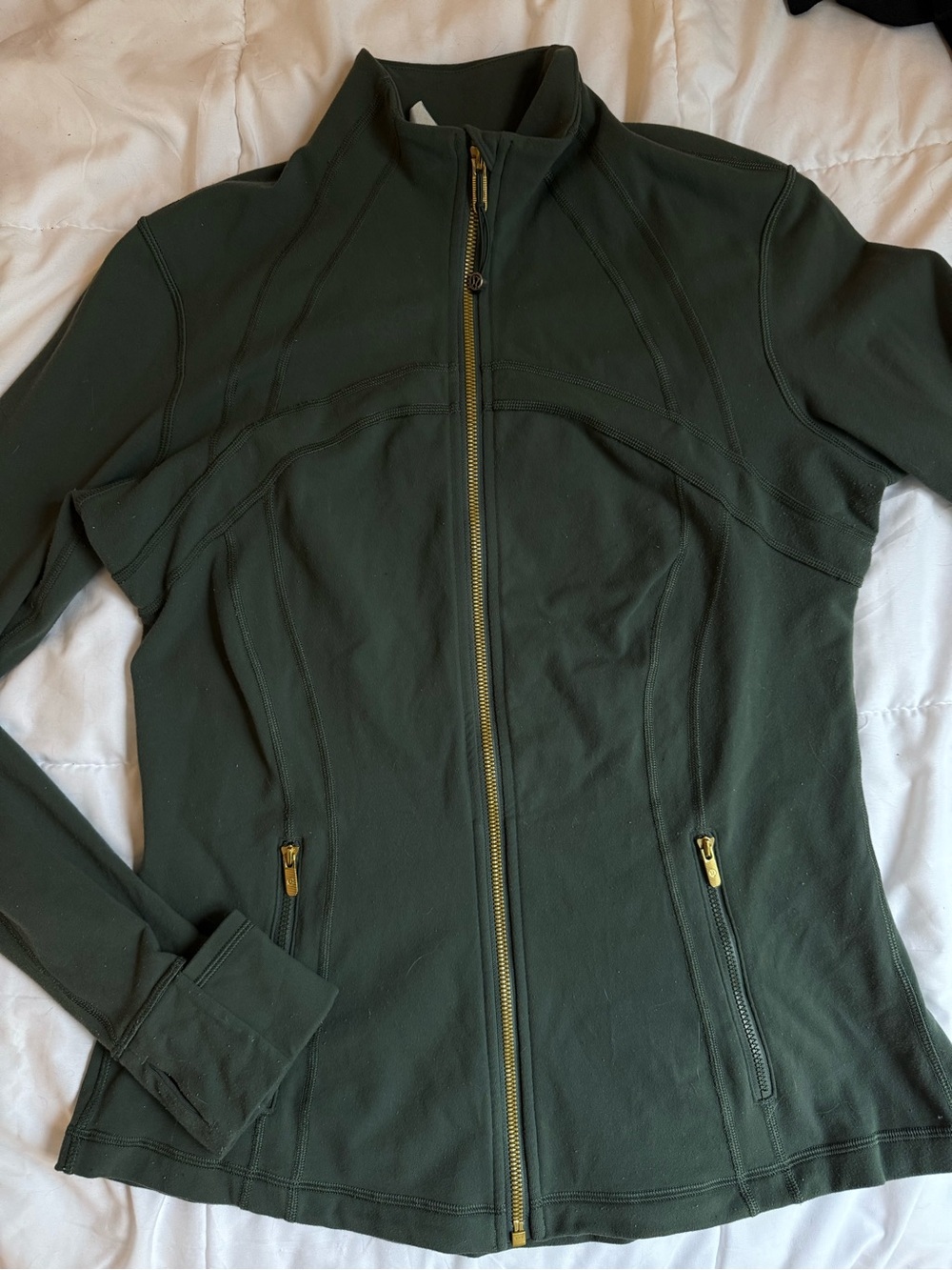 Lululemon Define Jacket Gold Zipper